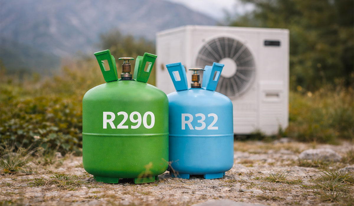 R290 vs R32: high-temperature heat production, DHW and the role of PCM thermal storage